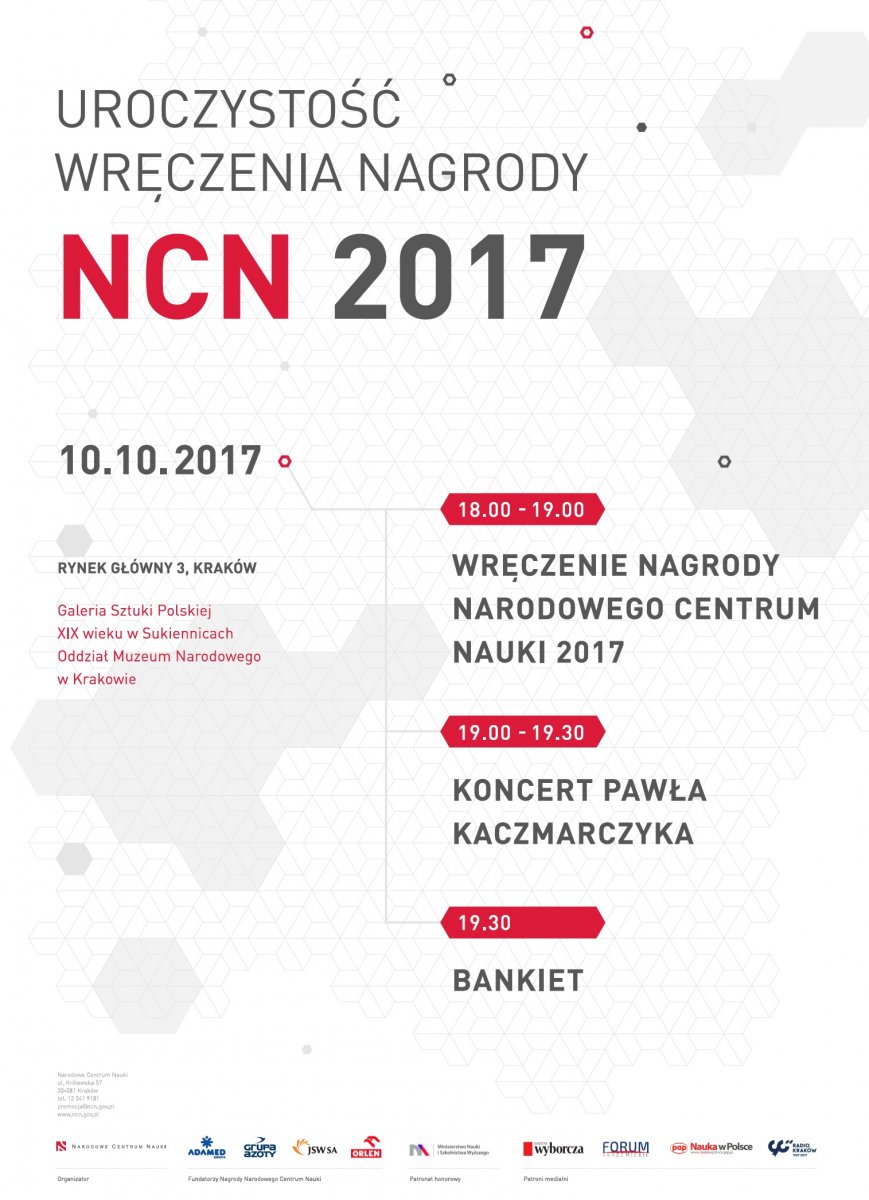 plakat Nagroda NCN