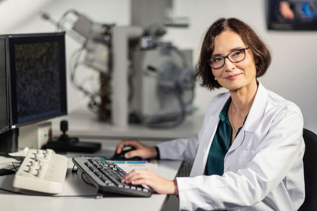 Prof. Beata Bochentyn, photo by Michał Łepecki