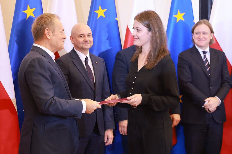 PM Donald Tusk meeting the winners of the Prime Minister s 2023 Award for Scientific Achievements, 29, November  2024. Photo: Prime Minister s Office