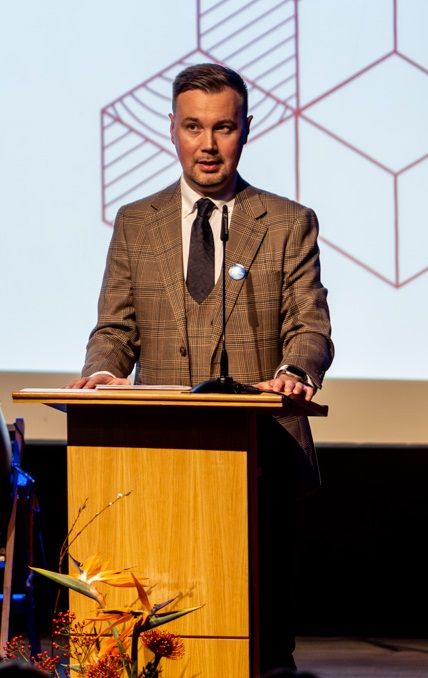 Prof. Krzysztof Fic during the 2024 NCN Award ceremony