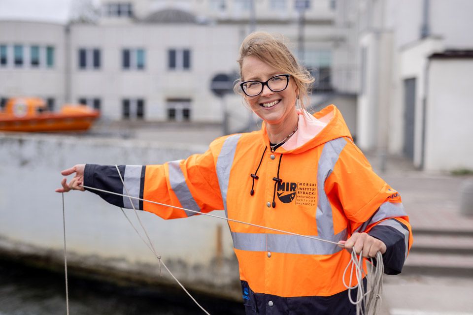 Dr hab. Katarzyna Piwosz, prof. MIR-PIB, photo: Łukasz Bera